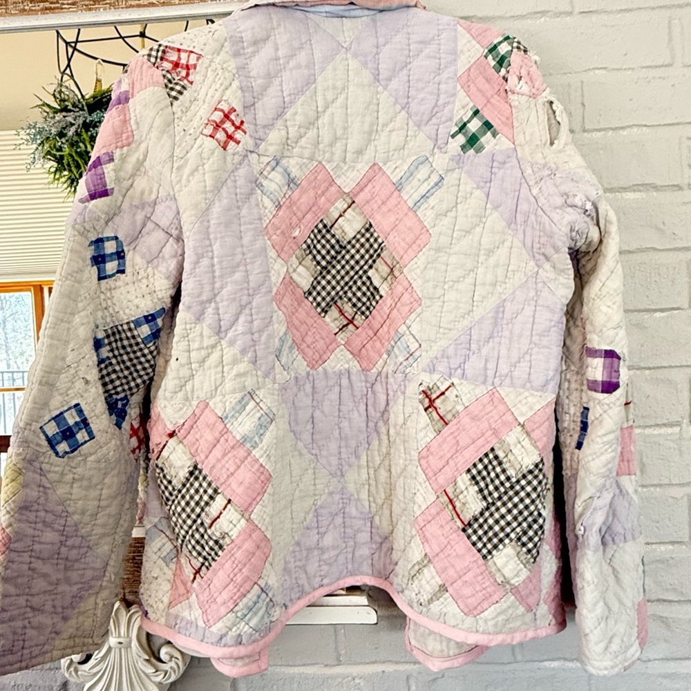 Patchwork Quilted Jacket - image 4